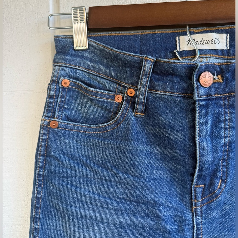 Madewell Women's 9IN High Rise Skinny Medium Wash Jeans Size 26S - Picture 6 of 8